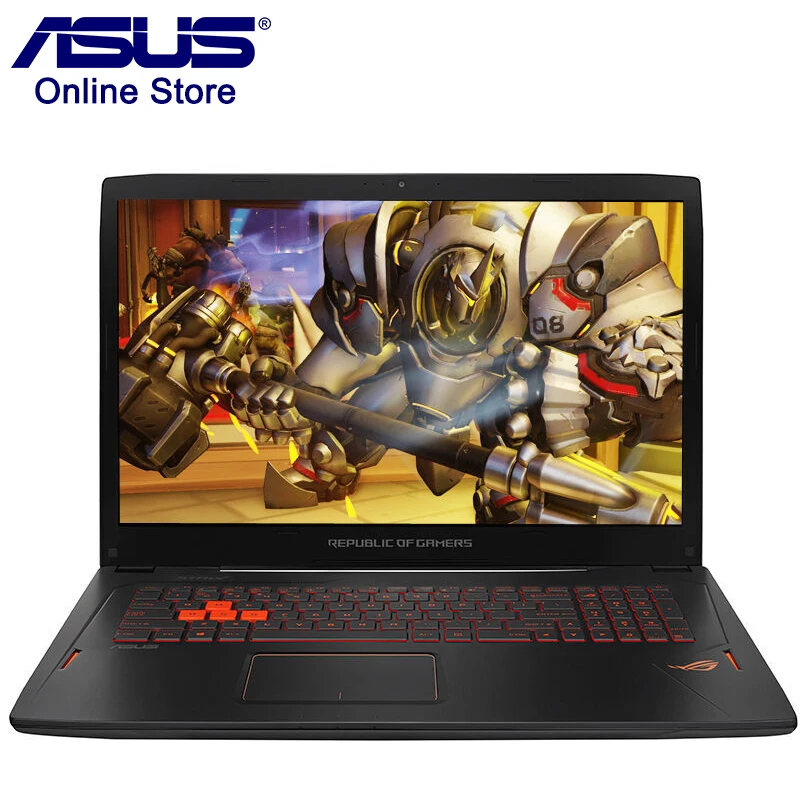 Ноутбук ASUS S7VM 7700HQ 16G ram 1 ТБ rom + 128 GB 17 3 дюймов Windows10 Pro система 2 8 ГГц Intel I7 Nvidia GTX1060 6G