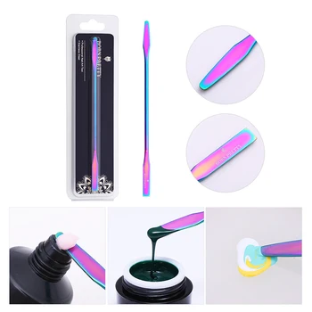 

BORN PRETTY Colorful Nail Art Tools Dual-ended Mixing Color Take Extension Gel Multi Function Double Sides Nail Art Design