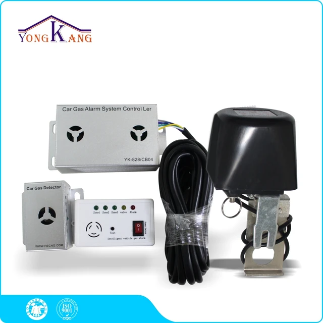 Yongkang Vehicle Lpg Lng Cng Gas Leak Alarm System With Automatic Yongkang Vehicle Lpg Lng Cng Gas Leak Alarm System With Automatic Shuoff Valve