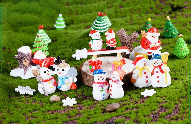 クリスマス オーナメント ミニバスケット 雪だるま 人形 置物 装飾品 
