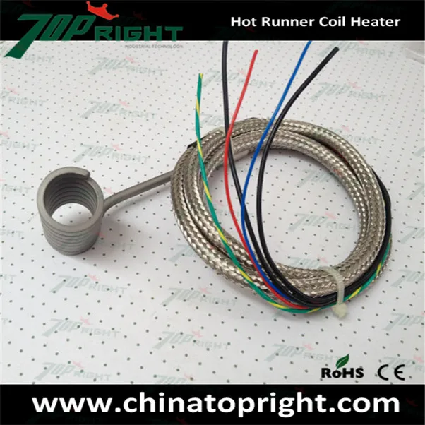 

ID16x55mm hot runner heater coil 220v400w with wire length1000mm