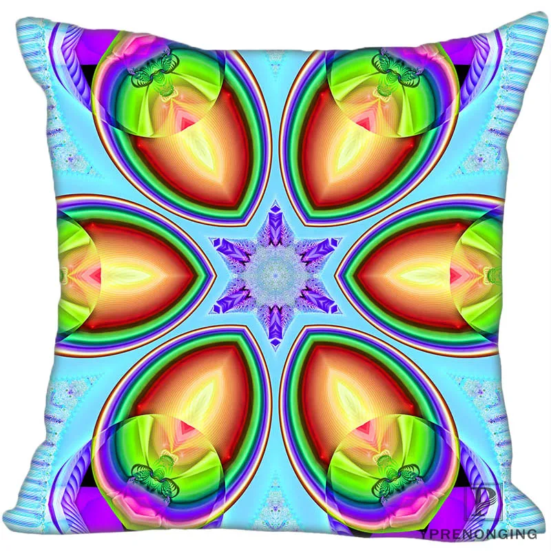 

Custom Pillowcase Mandala Time Blurble Square Zippered Pillow Cover35X35,40x40,45x45cm(One Side)180522-02-29