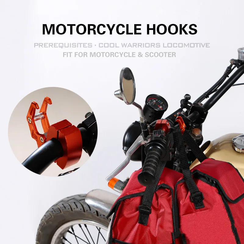 

Motorcycle Parts 6 Color Universal Motorcycle Scooter E-Bike Aluminum Alloy Hook Helmet Luggage Storage Strong Motorcycle Hook