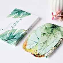 1 упаковка/Набор Милые широкие различные листья открытка День рождения Письмо Конверт подарочная карта набор открытка сообщение 30 штук