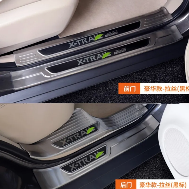 Автомобильные аксессуары для Nissan X Trail T32 Накладка на порог из нержавеющей стали