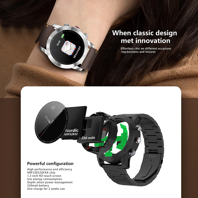 S10 Smart Watch Men IP68 Waterproof Heart rate monitor Fitness Tracker Smart Band 1.3 inch touch screen Smart Bracelet Wristband