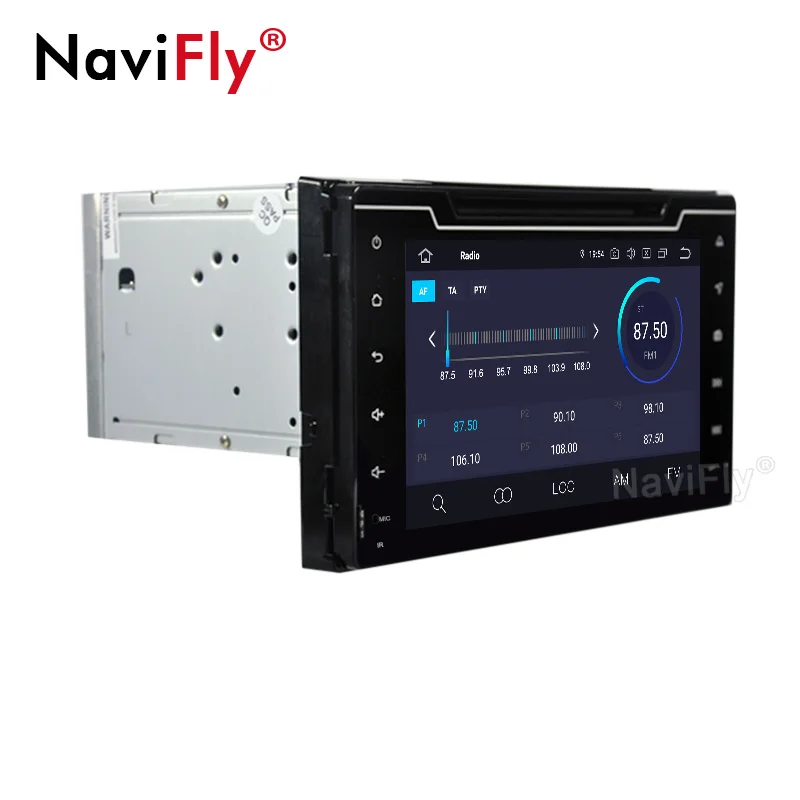 Excellent NaviFly PX30 Android 9.0 Car Radio gps for Toyota Corolla Auris Fortuner Estima vios Innova 2016 2017 2018 2 Din DVD Multimedia 2