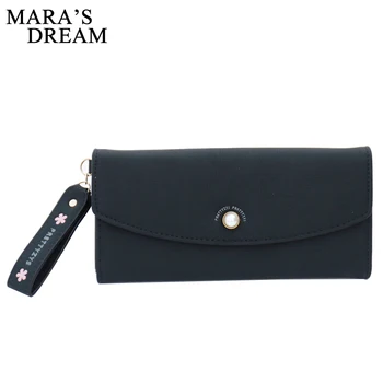 

Mara's Dream 2018 Brand Wallet Women Ladies Clutch Wallet High Quality PU Leather Lady Purses Long Female Wallet Carteira Bags