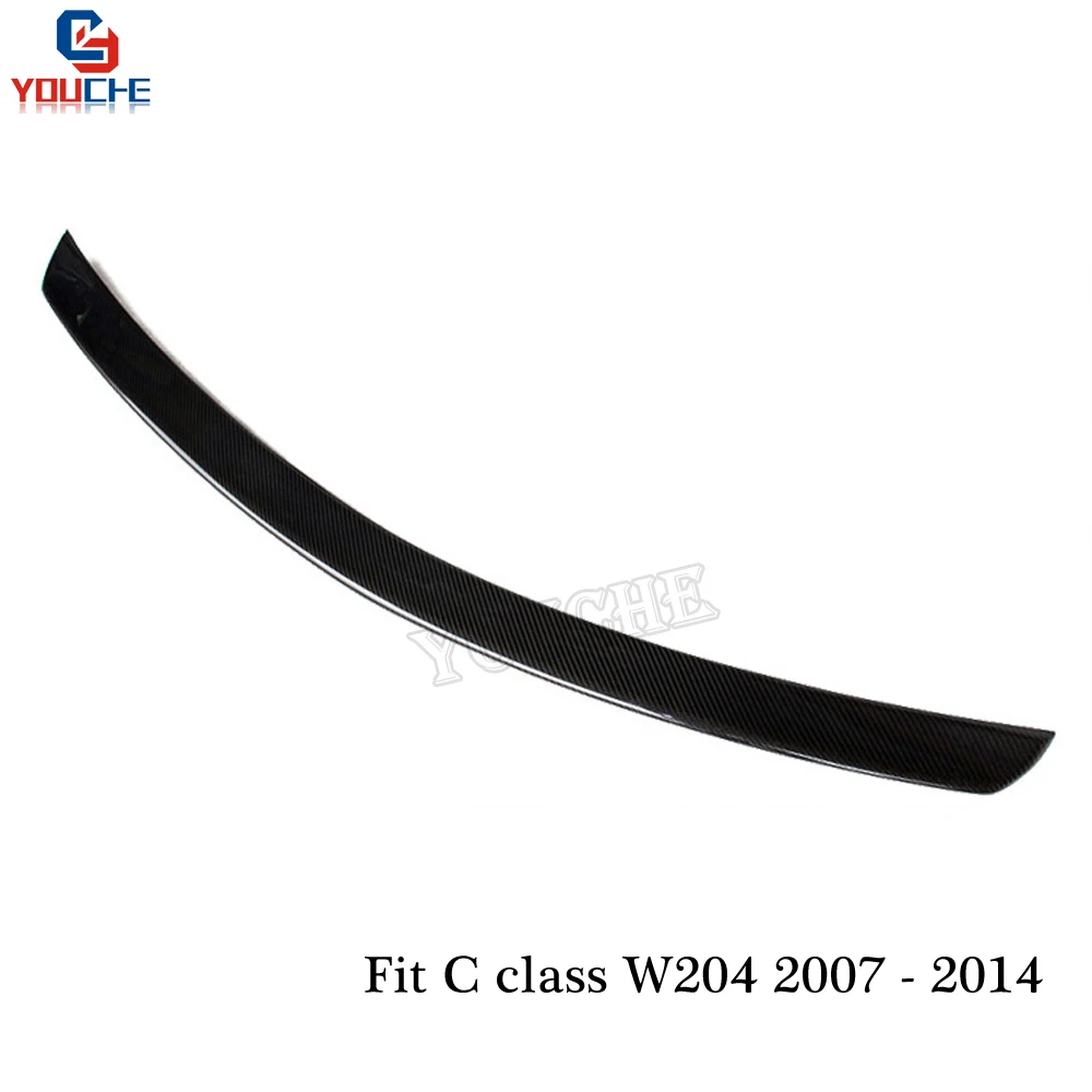 Задний спойлер W204 AMG из углеродного волокна для Mercedes C Class Sedan/купе 2007 2014 C180 C200 C250 C300