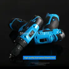 Cordless drill Rechargeable Lithium Battery 25V electric drill bit household electric screwdriver power tool + 27pcs accesories