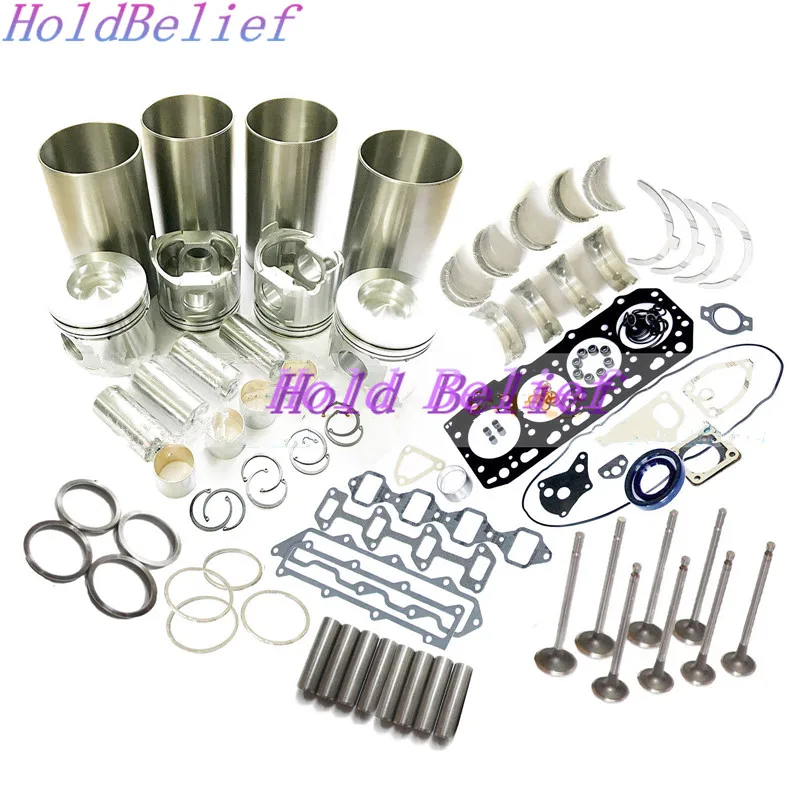 

4TNE98 Engine Rebuilding Kit For John Deere Excavator 80 Loader 244H 304H