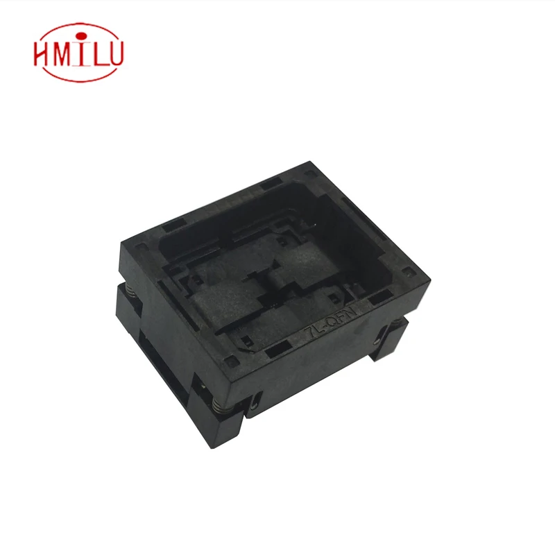 

QFN48 Burn in Socket QFN48 MLF48 IC Test Socket Pitch 0.5mm OPEN TOP Chip Size 7*7 Flash Adapter Programming Socket