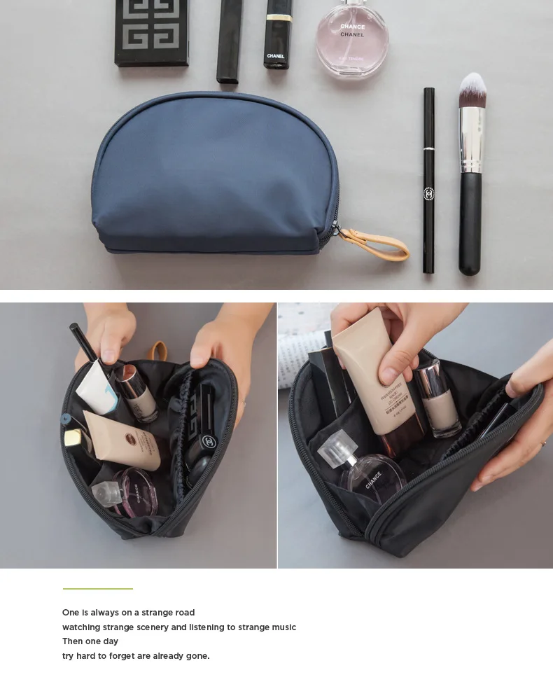 Portable Women Cosmetic Makeup Bag Cases Travel Small Storage Brush Organizer Toiletry Bag Professional Necessaries Beauty Pouch (13)