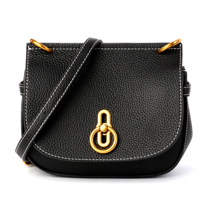

JIULIN gage Girls 2019 New Type Single Shoulder Slant Lock Button Saddle Multi-purpose Trendy Single Shoulder bags