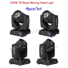 230W 7R Beam Moving Head Light 7R Sharpy beam moving head light 8prisms or 24prisms lights 4pcs Ship from US