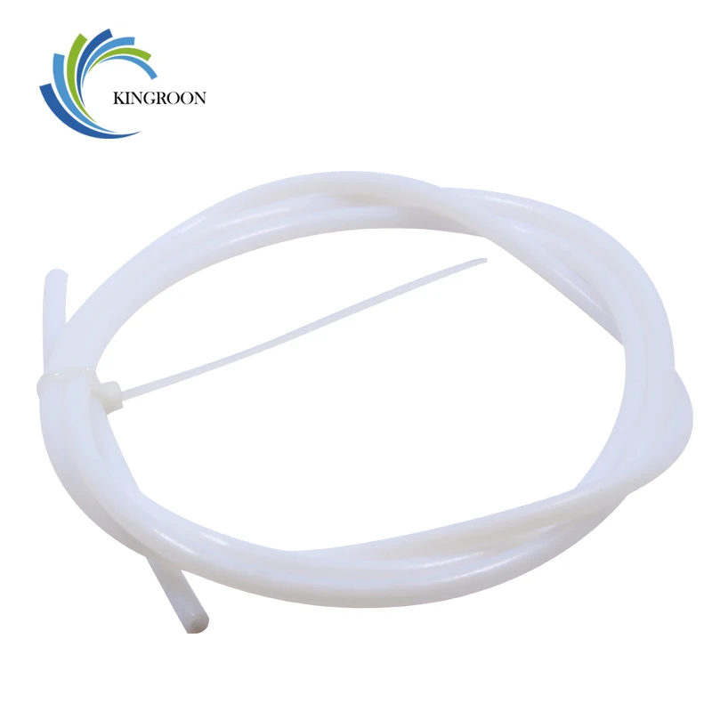 KINGROON 1 متر PTFE أنبوب تفلون الأنابيب 3D الطابعات أجزاء J-رئيس Hotend بودين الطارد V5 V6 1.75 ملليمتر 3 ملليمتر خيوط ID 2 ملليمتر 3 ملليمتر 4 ملليمتر جزء