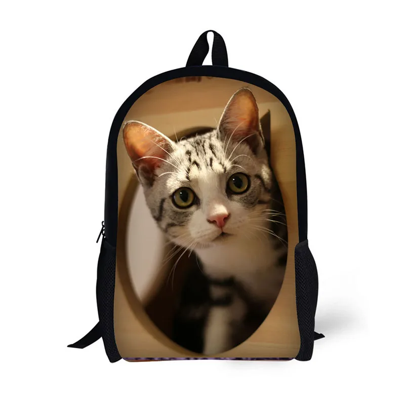 School backpack children backpack Pet animal cat creative classic