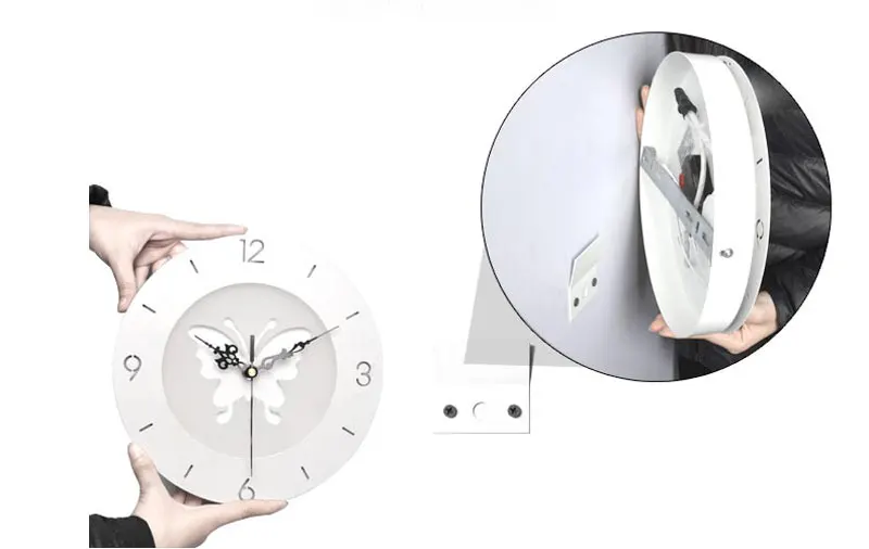 Modern Creative Clock Design LED Wall Lamp Nordic Simple Decorative Wall Lights For Living Room Bedroom Kids Room Aisle (15)
