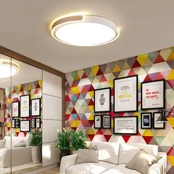 

Modern LED Ceiling Lights Remote Control Living Room Bedroom Creative Dimmable Ceiling Lamp Circle Decoration Lighting Fixture