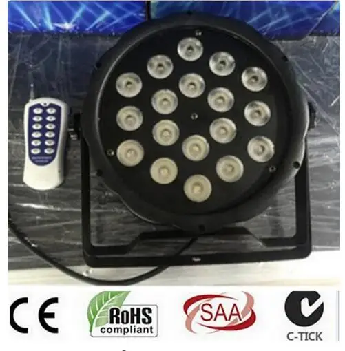 

50m Wireless control 18x8W RGBW 4in1 American DJ Mega Quad Par Profile Bright Stage LED Wash Light RGBW Color Mixing
