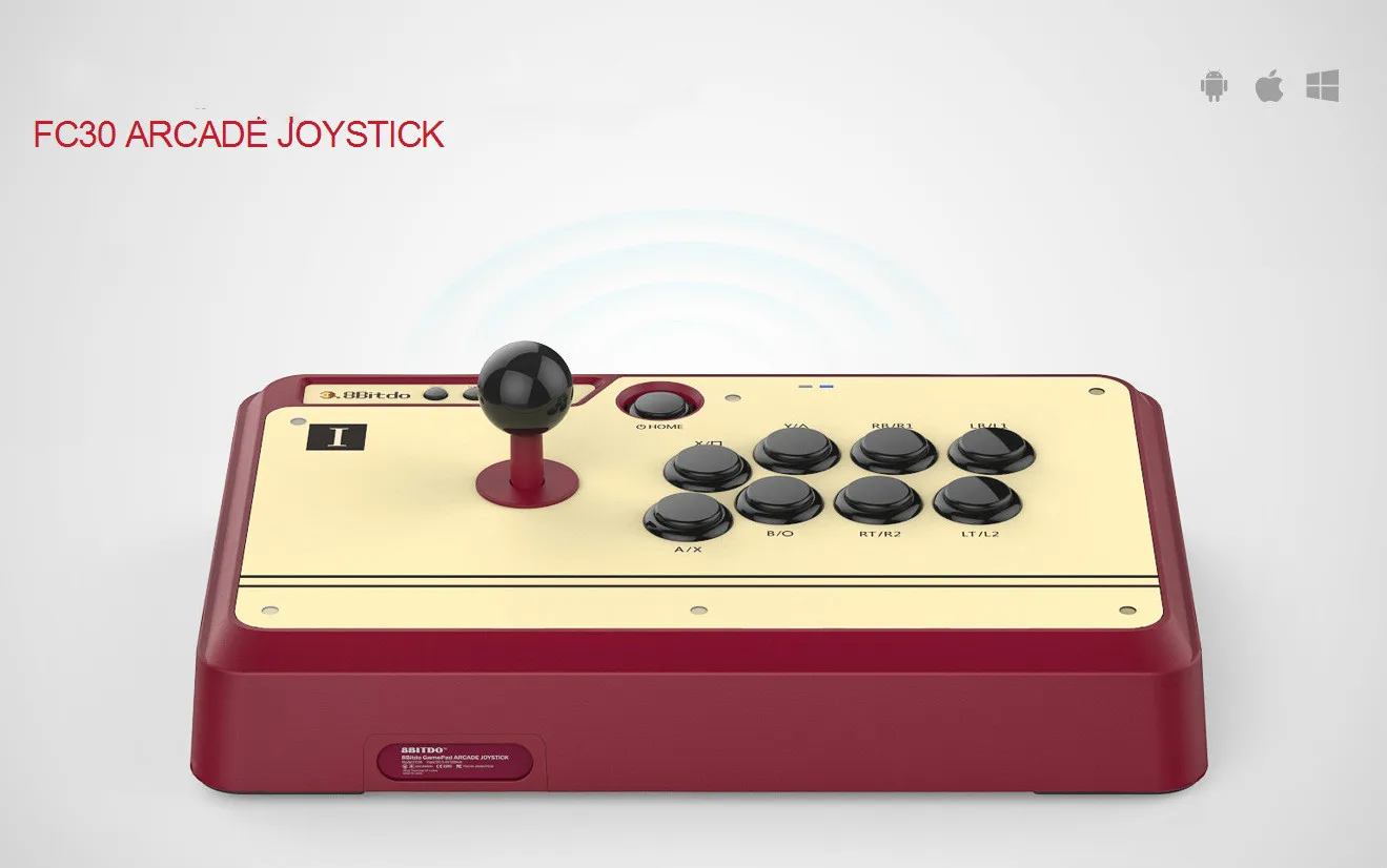 8BITDO FC30 wireless Bluetooth arcade joystick (Windows / MacOS