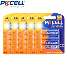 PKCELL – batterie alcaline pour thermomètre électronique infrarouge 20 xLR6 aa E91 AM3 MN1500, 10 ans supérieur R6P UM3 MN1500 E91