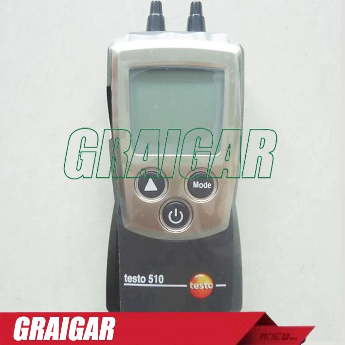 Testo 510 Digital Auto Ranging Pressure Differiental Manometer Meter,0