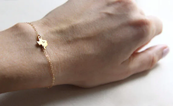 30pcs Outline Texas Map Bracelet With Heart Usa Tx State I 30pcs Outline Texas Map Bracelet With Heart Usa Tx State I Love Bracelets