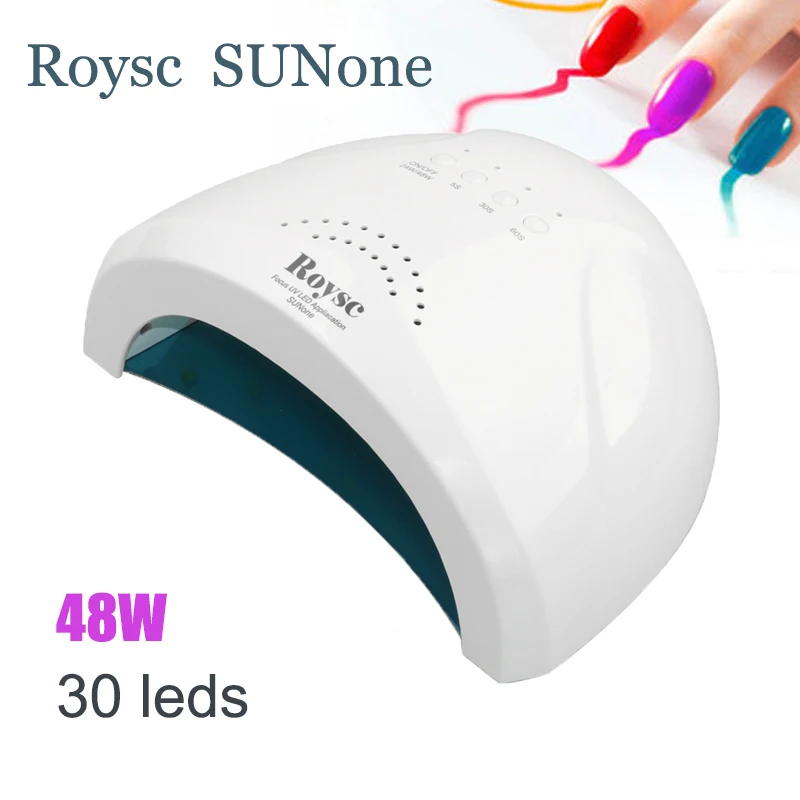 

Roysc SUNone 48W Sun Light UV Nail Lamp LED Gel Lamp for Nails 30 LEDs Auto Sensor Quick Dry UV Gel Professional Polish Dryer