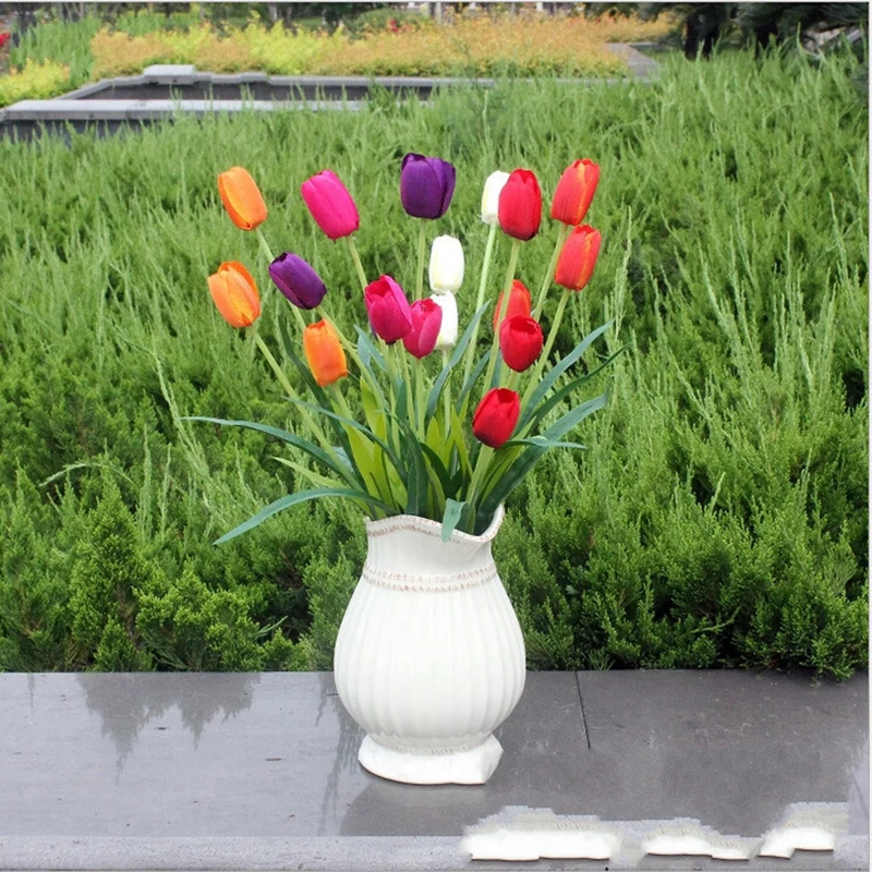 Tulip Bouquet Artificial Flowers Simulation Flower Artificial Flowers