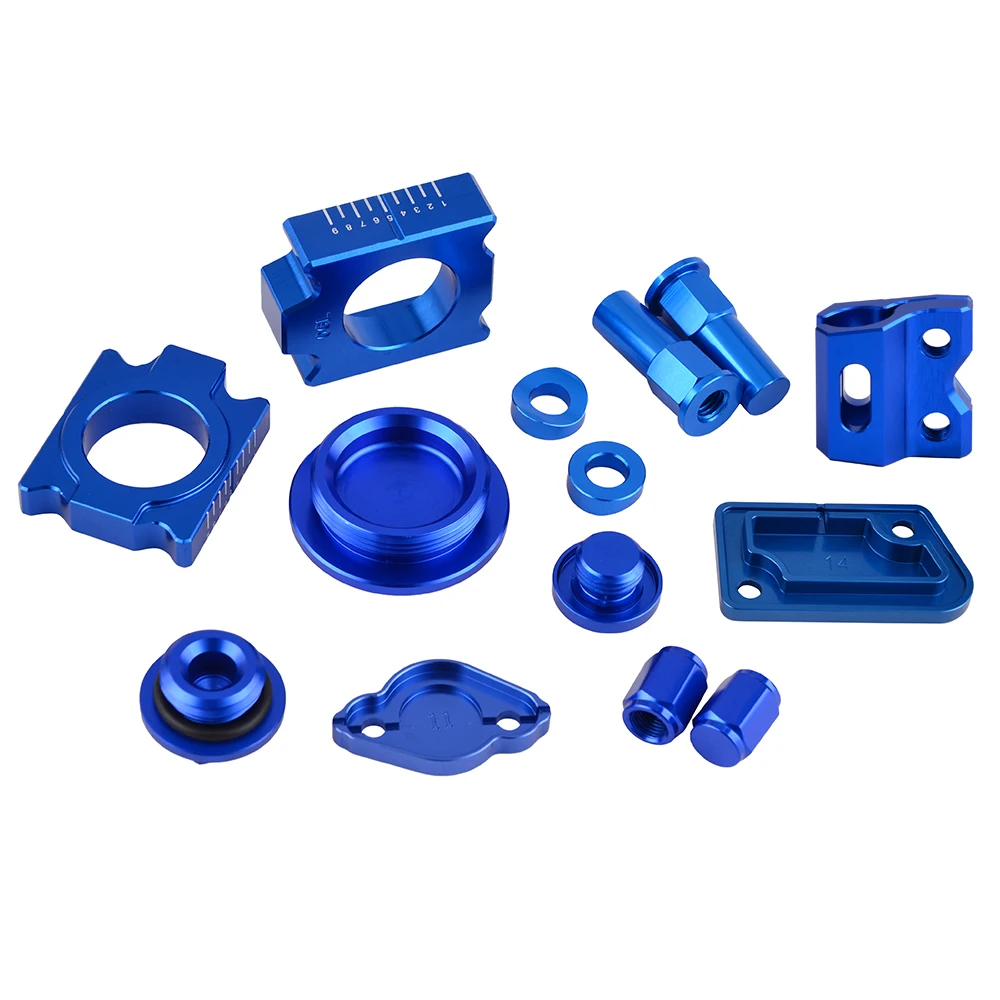 For Yamaha YZ250F YZ450F YZ 250F 450F 14-2018 Motorcycle Pit Bike Accessories Brake Reservoir Cover Engine Timing Cap Axle Block