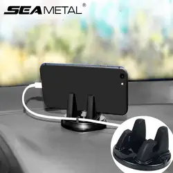 Универсальный автомобильный держатель для телефона нескользящее крепление силиконовый 360 градусов Автоматическая Поворотная поддержка
