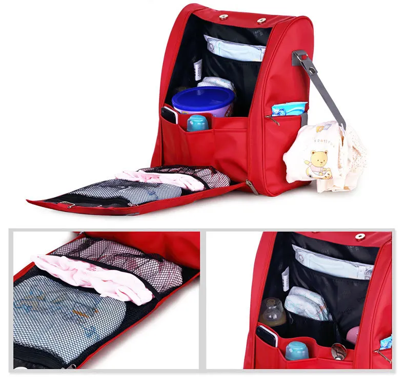 Водонепроницаемый рюкзак сумка под подгузники функционер пеленки мешок большой пеленки рюкзак для матерей Симпатичные Hobos для кормящих