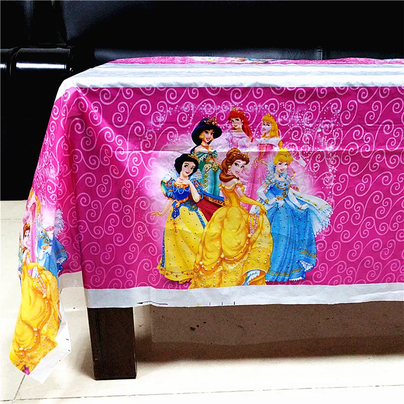 Disney Six тема принцесс дизайн 128 шт./лот Золушка розовые чашки+ тарелки День Рождения украшения наборы бумажной посуды поставка