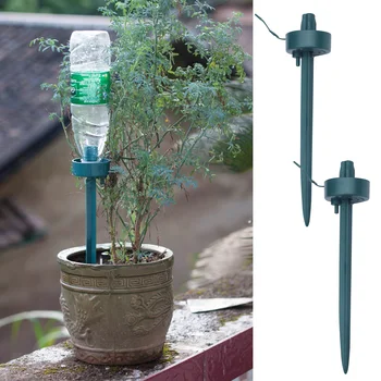 

Behogar 2PCS Automatic Irrigation Watering Devices Adjustable Dripper Plant Waterer for Home Garden Courtyard Patio Balcony