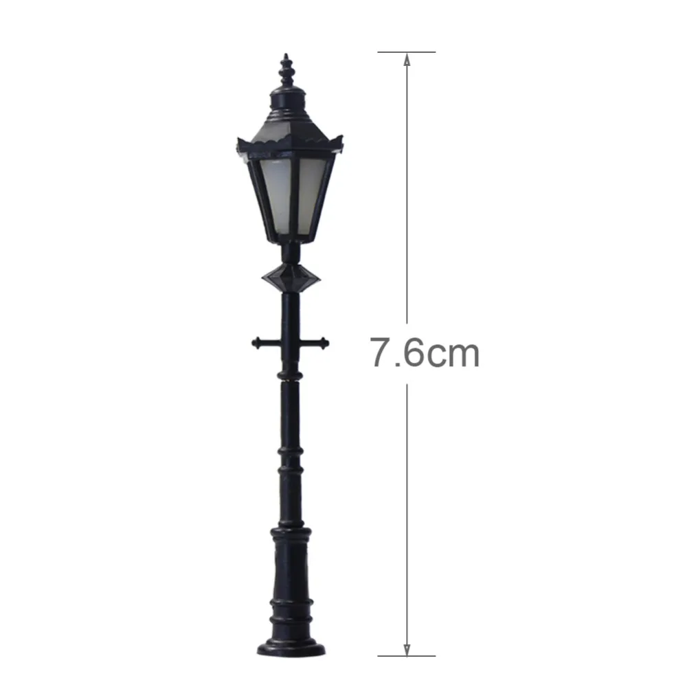 5pcs Model Railway Led Lamppost Lamps Street Lights OO Scale 7.5cm 12V New LNH07 led outdoor light | Игрушки и хобби