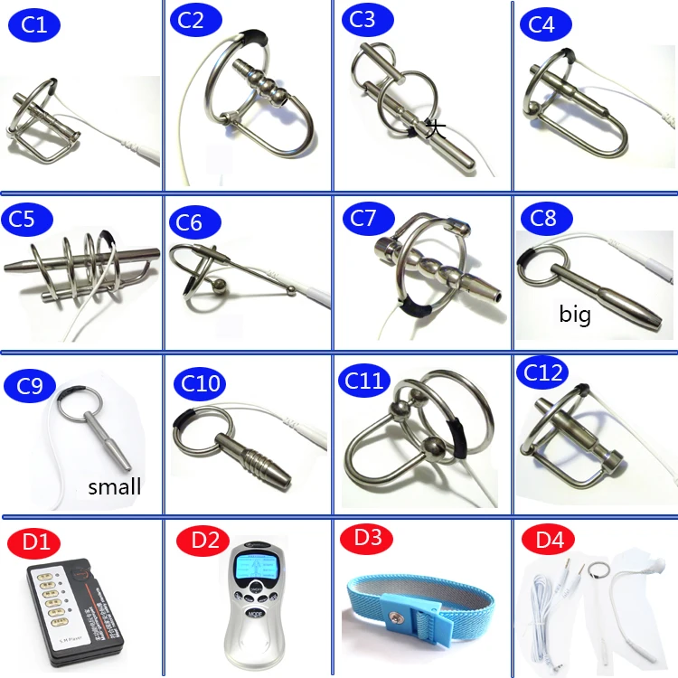 Male DIY Electric Urethral Sound Massager Slim Pulse Stimulate Electro Shock Urethral Catheter Penis Plug Dilator Sex Toys A243toy beetletoy cookwaretoy