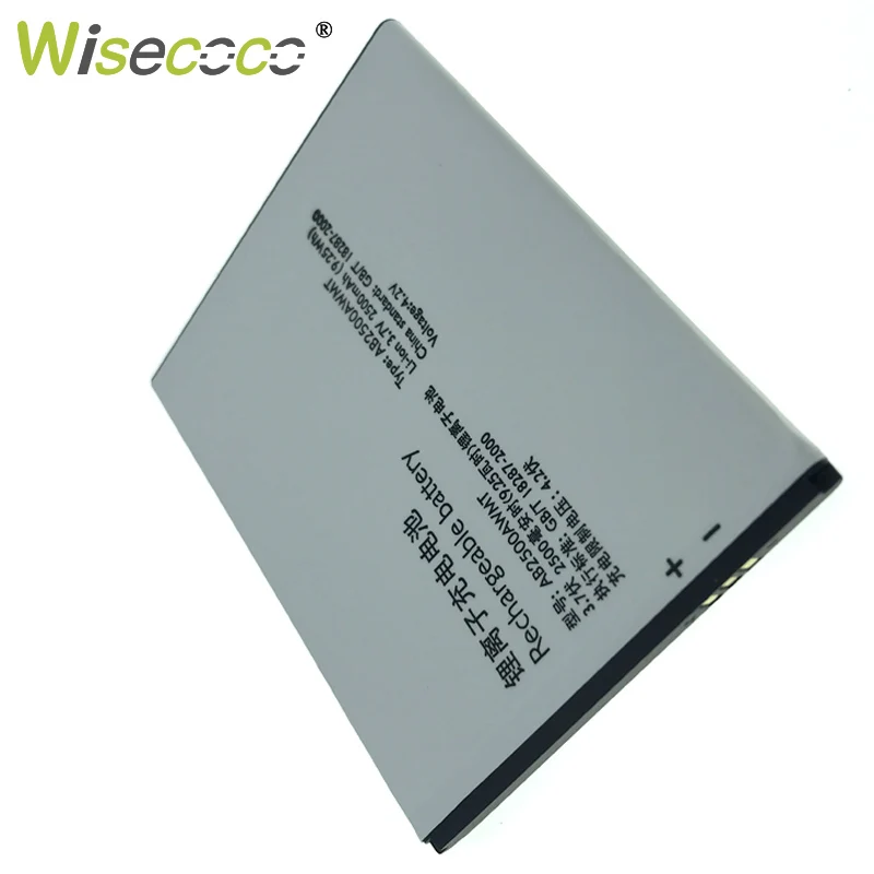 Wisecoco AB2500AWMT 2500 мАч мощный аккумулятор для Philips S318 CTS318 телефон замена батареи+ номер отслеживания