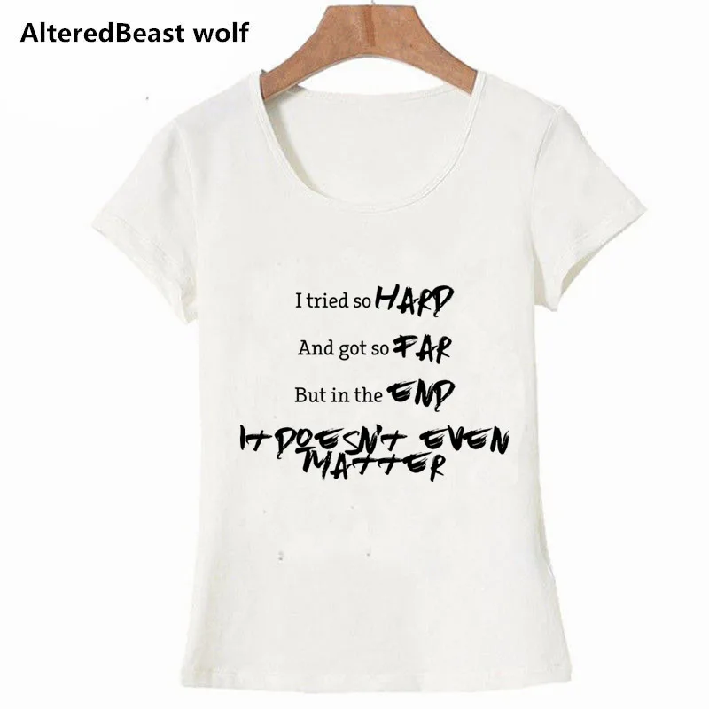 Linkin Park Футболка harajuku женская одежда футболка kawaii Топы Мультфильм женская футболка femme graphic