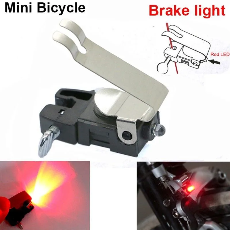 Clearance Mini Battery Powered Bike Brake Light MTB Road Bicycle Safety Warning Wheel Spokes Tail Rear Red LED Lamp Cycling Accessories 15 Clearance Mini Battery Powered Bike Brake Light MTB Road Bicycle Safety Warning Wheel Spokes Tail Rear Red LED Lamp Cycling Accessories 15