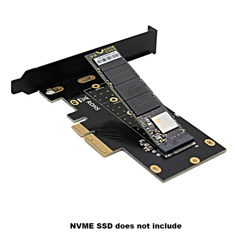Переходник M.2 NVME SSD на PCIe x4 адаптер NVM Express PCI e x8 x16 со слотом PCI|Платы расширения| |