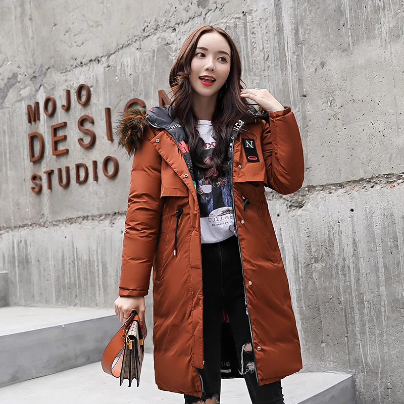 D'hiver Capuchon Manteaux Rembourré À face En Parkas Color2 Long Épaissir color1 Manteau Femme Nouveau Vestes color3 Coton Femmes Chaud Porter Double Iv4ppn