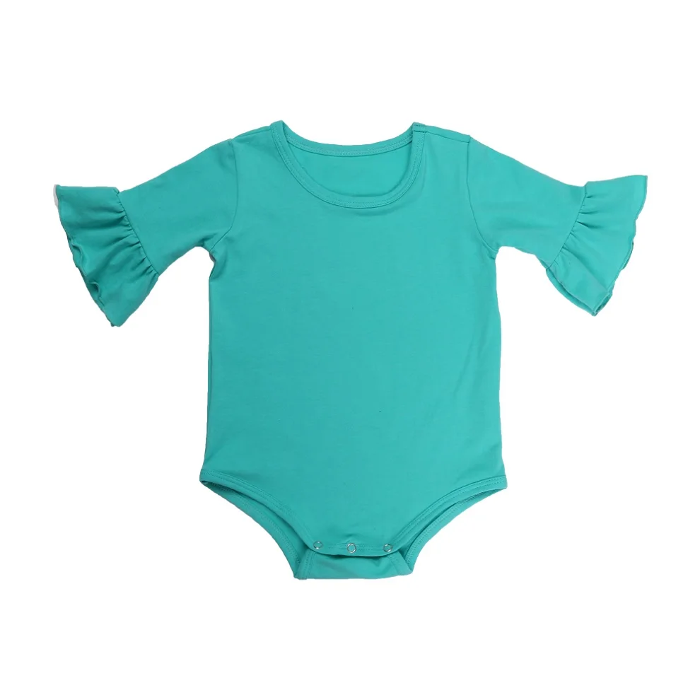 2 шт./лот; детские комбинезоны с оборками и длинными рукавами для новорожденных; комбинезон; одежда для малышей