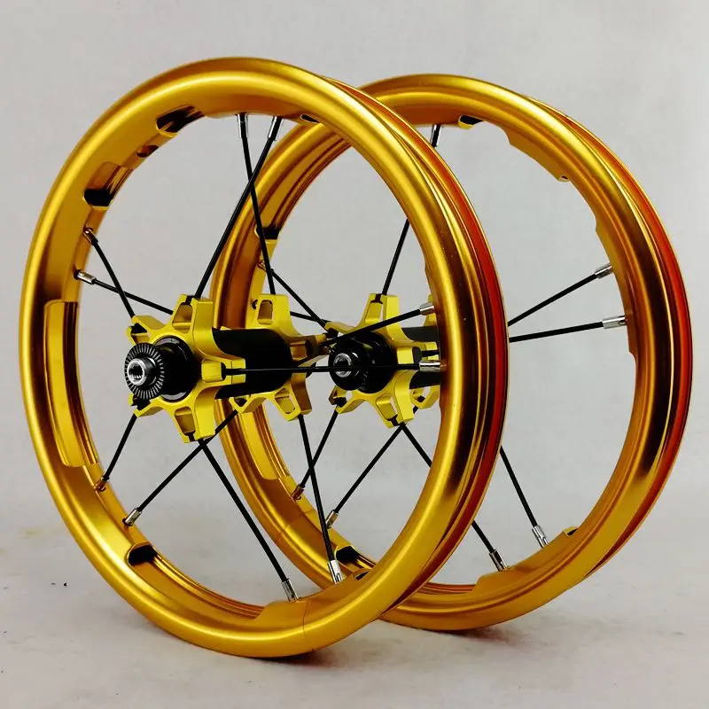 Perfect 12inch Push Bike Wheels Kids Bicycle Boby Bikes Wheel Slide Car Children
