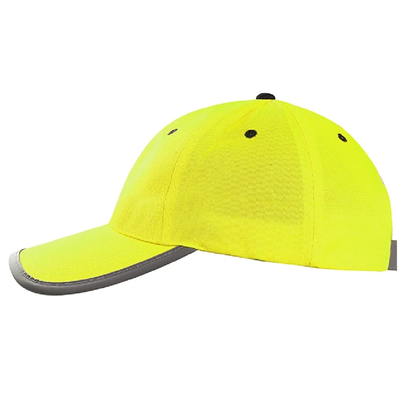 Мужской и Женский защитный шлем в бейсбольном стиле, жесткая шапка, безопасная рабочая одежда, желтая оранжевая яркая Кепка, высокая видимость, бейсболка