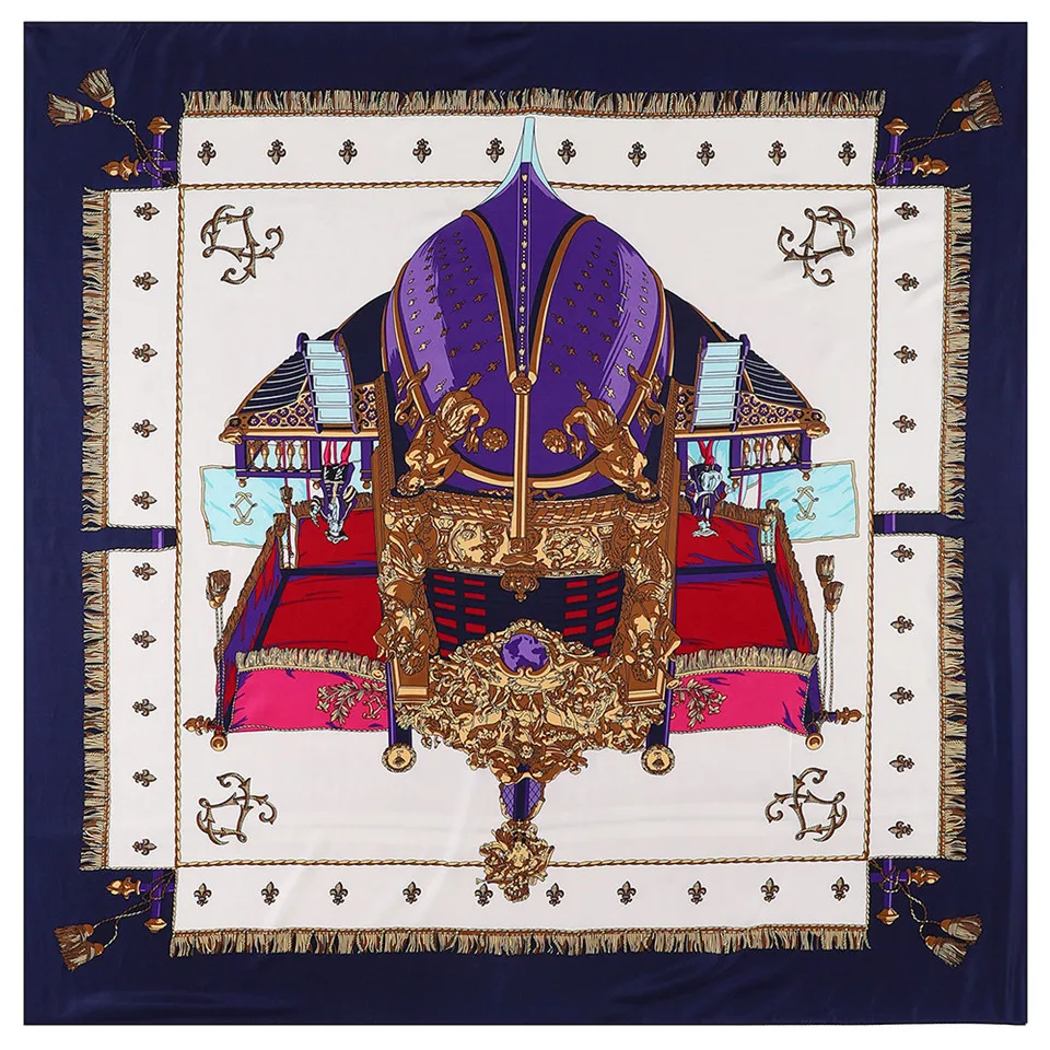 

130 см квадратный шарф военный саржа с принтом 100% шелк роскошный женский шарф брендовые шарфы кисточки платок для женщин шаль Echarpe