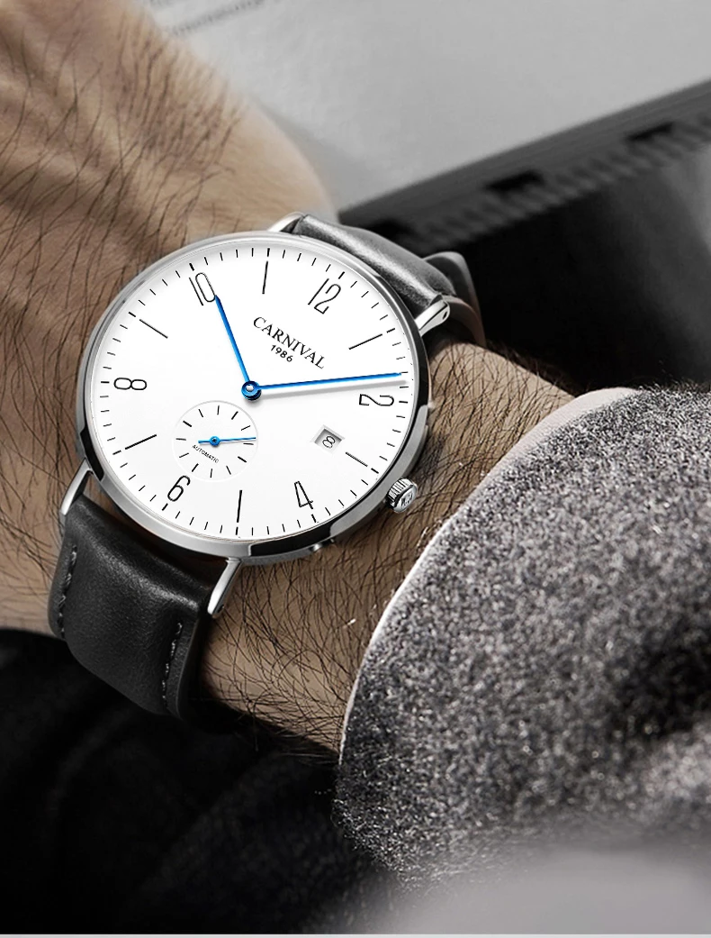 Simple Man Automatic Mechanical Watch Men Business Watches Men Leather Waterproof Fashion Sport Clock Relogio Masculino 2019 NEW Simple Man Automatic Mechanical Watch Men Business Watches Men Leather Waterproof Fashion Sport Clock Relogio Masculino 2019 NEW
