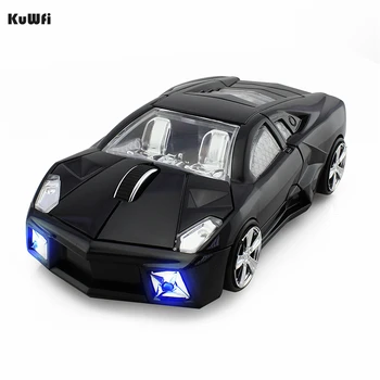 

Car Shaped Wireless Mouse Computer Mice 1600DPI 2.4Ghz USB Computer Mice Optical With LED Flashing Light For Laptop PC Gamer