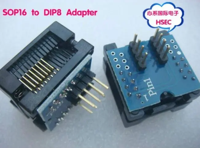 Адаптер SOP16 DIP8 для программатора EZP2010 EZP2013 RT809F CH341A|adapters for programmer|adapter dip8adapter ic |