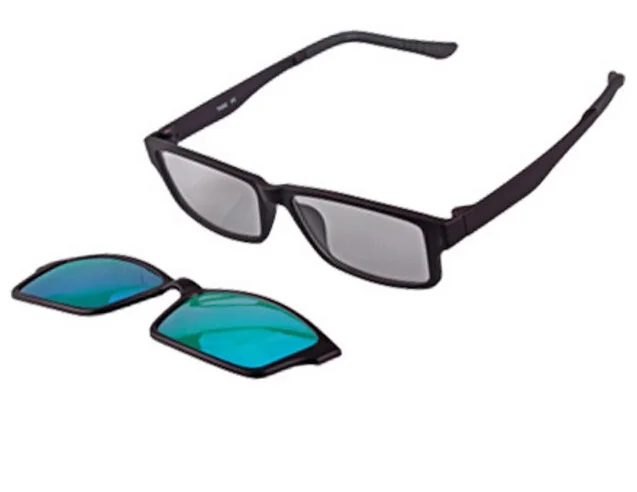 Магнитные солнцезащитные очки поляризованные линзы TR90 матовая черная оправа анти-УФ 400 унисекс Мужские и женские рыбацкие drving riding sysle очки - Цвет: polarized green